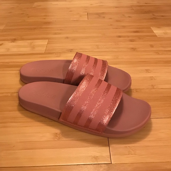 Adidas Women’s Adilette Comfort Slides - Picture 2 of 7